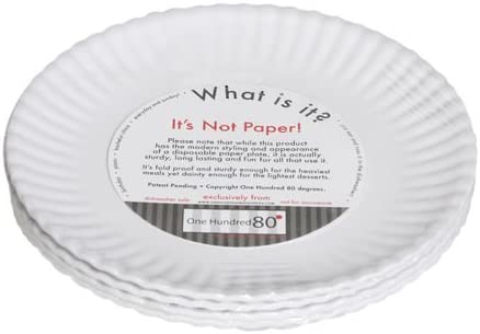 One Hundred 80 Degrees} Melamine Paper Plates (Set of 4) – Ellington &  French