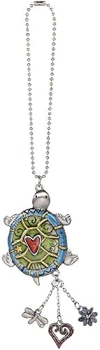 Ganz Turtle Colorful Zinc Car Charm #ER26672