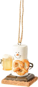 Ganz TS'Mores Beer & Pretzel Decorative Hanging Ornament #MX179683