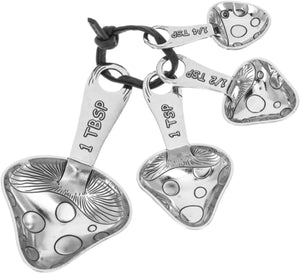 Ganz 4-Piece Set Polka Dot Mushroom Measuring Spoon #ER74576