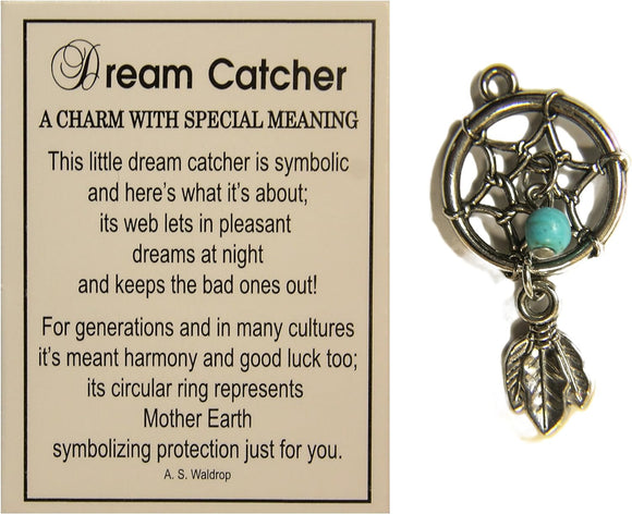 Ganz Tiny Little Dream Catcher Pocket Charm With Story Card #ER35389