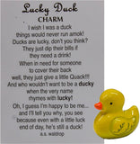 Ganz Lucky Little Duck Pocket Charm with Story Card #ER49307