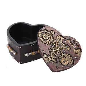 Pacific Giftware Steampunk Mechanical Heart Shaped Box #10245