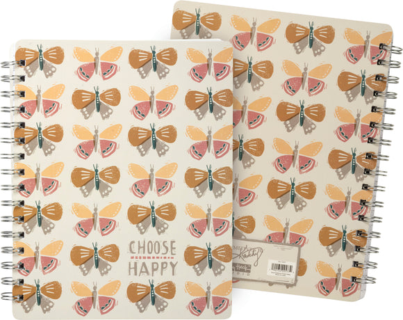 Primitives by Kathy Spiral Notebook - Choose Happy #102577