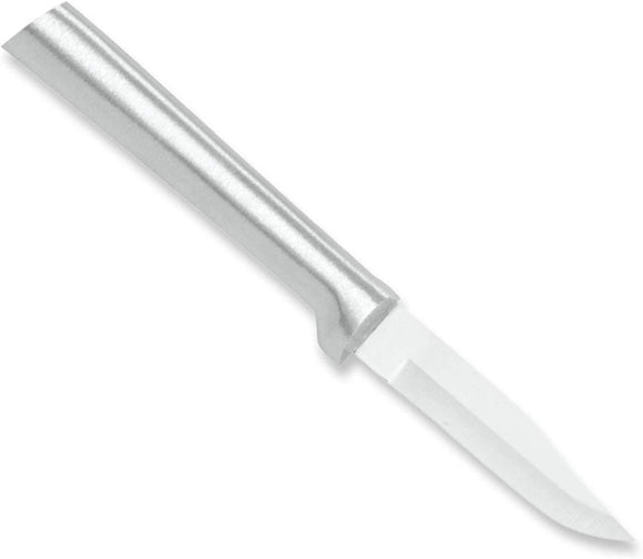 Rada Cutlery Small Peeling Paring Knife, Silver Handle #R102
