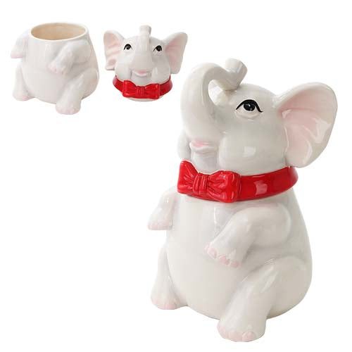 Pacific Giftware Elephant Cookie Ceramic Jar #10461