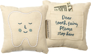 Primitives by Kathy 5"x5" Pillow - Tooth Fairy Blue #104975