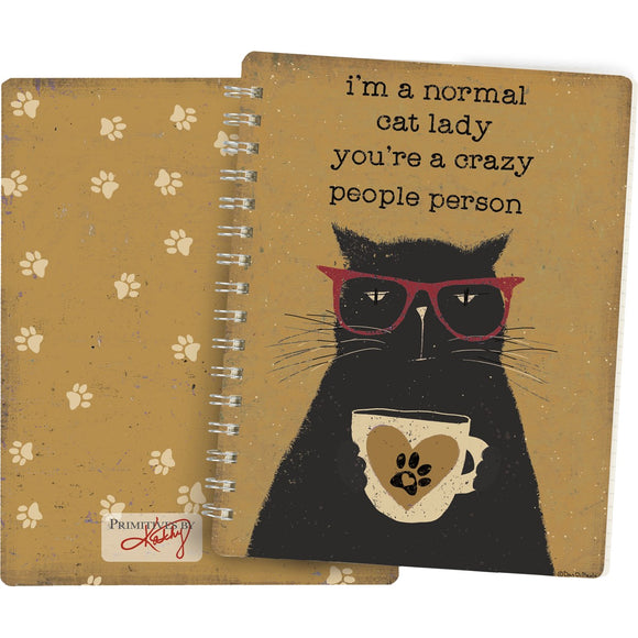 Primitives by Kathy Spiral Notebook - I'm A Normal Cat Lady #106328