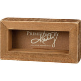 Primitives by Kathy 4"x2" Box Sign Mini - Believe #109410