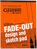 Clearprint Fade-Out Design and Sketch Pad, 10x10", White #937811P1