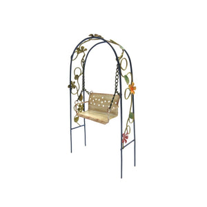 Pacific Giftware 8" Metal Garden Swing Set #12078