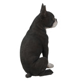 Pacific Giftware 16" Realistic Life Size Boston Terrier Statue #12485