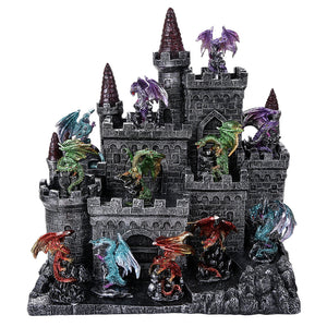 Pacific Giftware 12pc Dragon set with Castle #12522