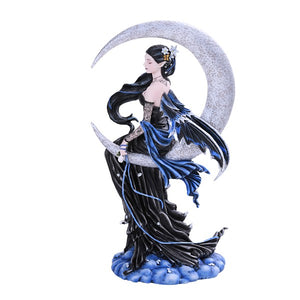 Pacific Giftware Solace Black Moon Fairy Figurine #12935