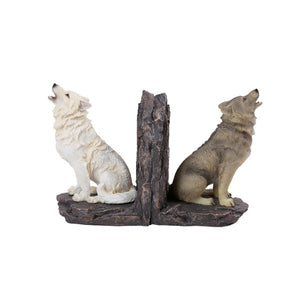 Pacific Giftware Howling Wolfs Bookends Set #13030