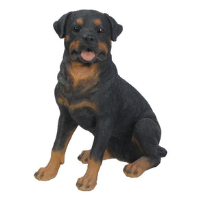 Pacific Giftware Realistic Large Rottweiler Dog Figurine #13614
