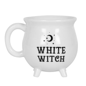 Pacific Giftware 12oz. White Witch Cauldron Mug #14030