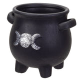 Pacific Giftware Triple Moon Cauldron Planter Pot #14197