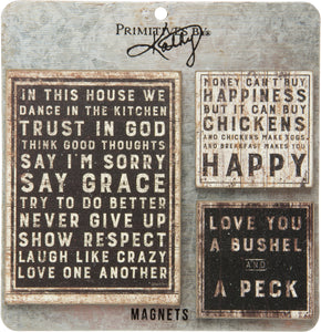 Primitives by Kathy Magnet Set - Farmhouse #30381