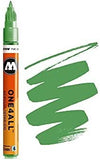 Molotow ONE4ALL Acrylic Paint Marker, 1.5mm, Metallic Green #127.504