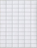 Maco White Rectangular Multi-Purpose Labels, 3/8 x 5/8" #MMS-610