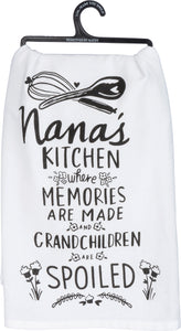 Primitives by Kathy 28"x28" Kitchen Towel - Nana's Kitchen Where Memories #36918