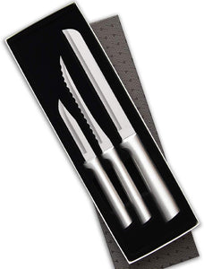 Rada Cutlery Sensational Serrations Gift Set, Silver Handles #S54