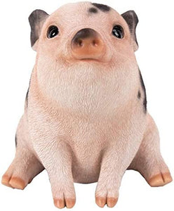 Pacific Giftware Baby Piglet Sitting Statue #13084