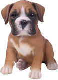 Pacific Giftware Brown Boxer Puppy Statue, Brown #13075