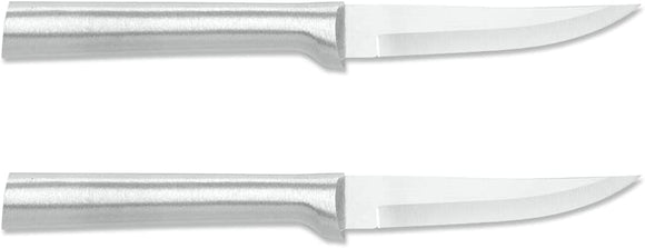 Rada Cutlery Heavy Duty Paring Knife, Silver Handle #R103 Pack of 2
