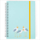 Boston International 8"x6" Seagulls Teal Blue and Bright Yellow, Notebook #SPC20205