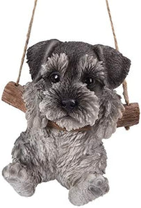 Pacific Giftware Mini Schnauzer Puppy Hanging from Branch #12647