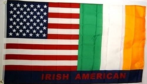 Ruffin Flag Company 3'x5' USA and Ireland Friendship Irish American Flag #841864