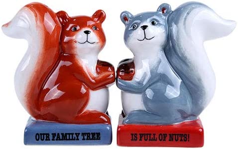 Pacific Giftware Squirrels Nuts Salt and Pepper Shaker Set #11980
