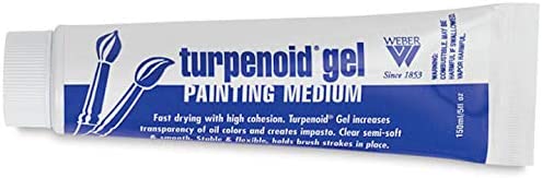 Weber Turpenoid Gel Painting Medium, 150ml Tube, White #1687