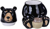 Pacific Giftware Black Bear Glossy Ceramic Cookie Jar #13158