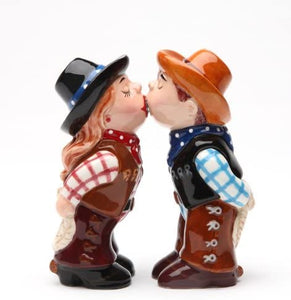 Pacific Giftware Cowboy and Cowgirl Salt and Pepper Shakers Set #8604