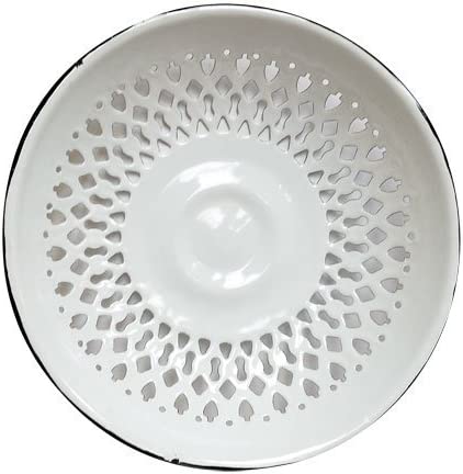 CWI Gifts Enamelware Bread Plate #GM3259