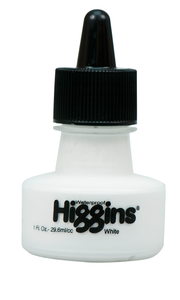 Higgins White Ink #44113, 1 Oz