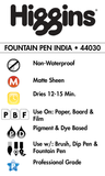 Higgins Fountain Pen India Ink #46030, 2.5 Oz