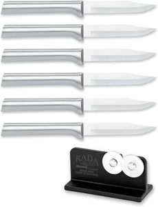 Rada Cutlery 6 Pack Paring Knife Plus Knife Sharpener