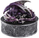 Pacific Giftware Mythical Dragon Lidded Treasure Trinket Box #11435