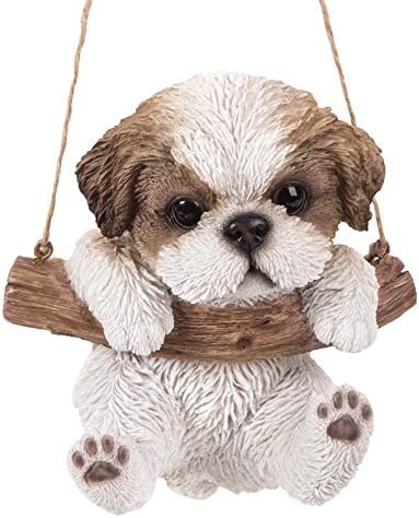 Pacific Giftware Shih Tzu Puppy Hanging from Branch #12648