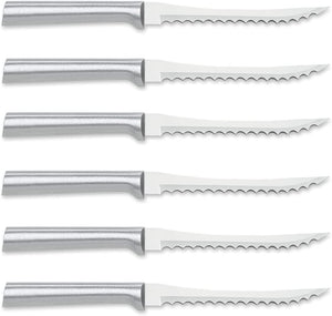 Rada Cutlery 8-7/8" Tomato Slicing Knife, Silver Handles #R126 pack of 2