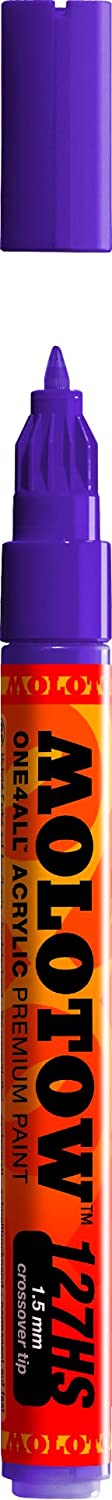Molotow ONE4ALL Acrylic Paint Marker, 1.5mm, Currant #127.407
