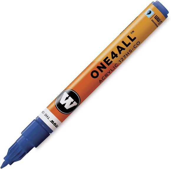 Molotow ONE4ALL Acrylic Paint Marker, 1.5mm, True Blue #127.406