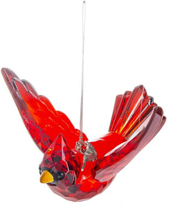 Ganz 5" Radiant Cardinal Ornament with Charm #ACRY-743