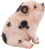 Pacific Giftware Baby Piglet Sitting Statue #13084