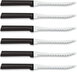 Rada Cutlery 5" Tomato Slicer Knife, Black Handle #W226