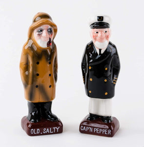 One Hundred 80 Degrees Mr. Salty & Captain Pepper Salt & Pepper Shaket Set #CN0011